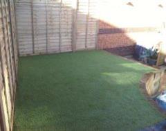 Artificial Grass raised platform